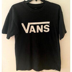 Vans Classic T-Shirt Black-White Logo M